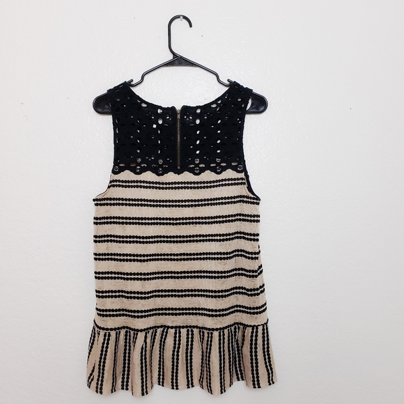 Free People striped eyelet peplum tank top - Picture 3 of 5